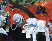 Paul Gauguin the vision after the sermon France oil painting artist